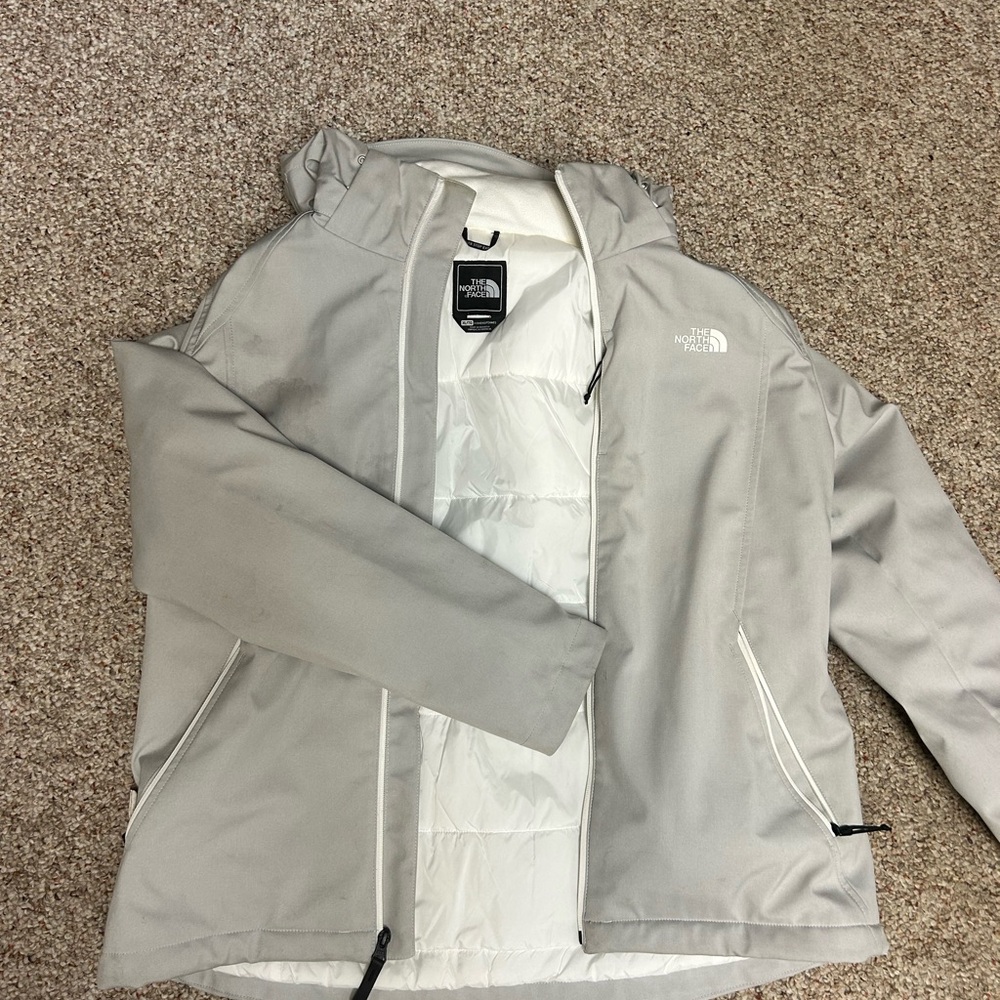 The North Face Gray Hooded Jacket